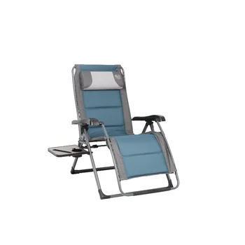 1 упаковка полиэстерового кресла с нулевой гравитацией - синий, вместимостью 350 фунтов