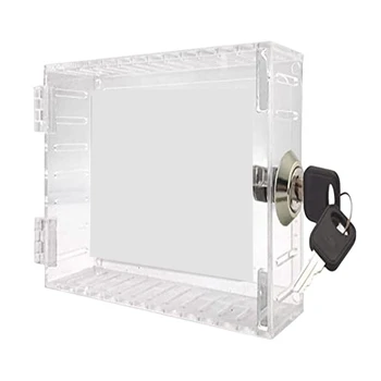 1 ШТ. Термостат, Блокирующий коробку, Крышка термостата С замком, Защита коробки с ключом, Прозрачный ABS Для термостата на стене Дома