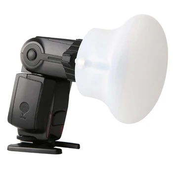 1 шт. Широко используемый кремниевый рассеиватель света, Резиновая Сфера, Модульные Аксессуары для вспышки для Godox V1 для камеры Speedlite MagMod