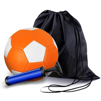 1Set Sport Curve Swerve Футбольный Мяч Футбольная Игрушка Подходит Для Тренировки Матча На Открытом Воздухе В помещении С Воздушным Насосом Для мяча