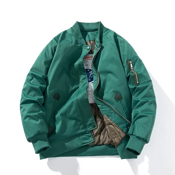 2023 Мужские Дизайнерские Винтажные однотонные куртки, бейсбольное пальто в стиле Уличный хип-хоп, Пара накладных карманов, Свободная модная верхняя одежда #2338