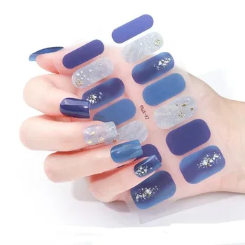 3D Наклейки для ногтей с дрелью, Новый лак для ногтей, обертывания для ногтей, Готовые наклейки для ногтей, женские косметические средства для дизайна ногтей, полоска для ногтей
