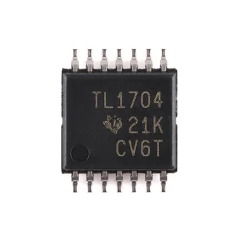 5 шт./лот Маркировка TLV1704AIPWR TSSOP-14; Аналоговые компараторы TL1704 Quad, 2,2 В-36 В, micro Power Comp Рабочая температура:-40C +125C