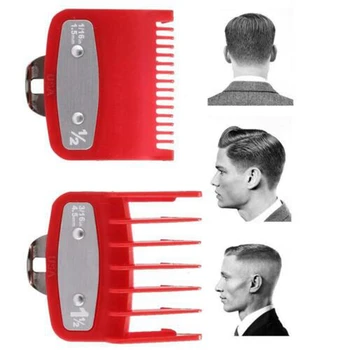 5X Для машинки для стрижки волос Wahl Направляющая Расческа Набор стандартных защитных накладок, прикрепленных к деталям в стиле триммера