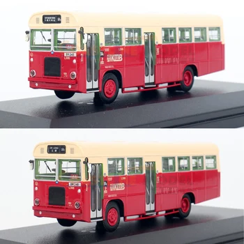 80M Масштаб 1:76 Литой под давлением Сплав Kowloon Motor Bus 64K Игрушки Модели Автомобилей Классическая Коллекция Для Взрослых Сувенирные Подарки Статический Дисплей