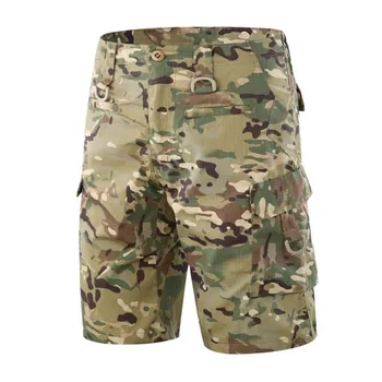 ESDY Тактические шорты для охоты и кемпинга на открытом воздухе, Быстросохнущие Короткие брюки, мужские военные повседневные камуфляжные полуботинки с несколькими карманами