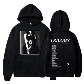 The Weeknd Trilogy, Музыкальный альбом, толстовка в стиле хип-хоп, мужская и женская Повседневная Эстетичная толстовка Оверсайз с длинным рукавом, Уличная одежда, Мужская толстовка с капюшоном