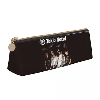 Tokio Hotel Пенал для певцов, Музыка, рок, девочки, мальчики, винтажная коробка для ручек, изготовленные на заказ, пеналы для карандашей, принадлежности, Идея подарка
