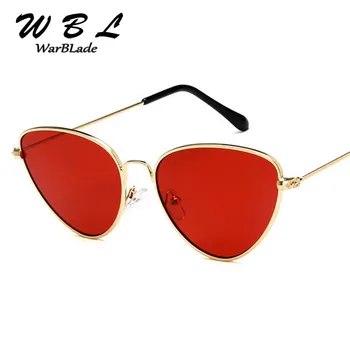 WarBLade Модного Тонированного цвета, высококачественные Солнцезащитные очки винтажной формы, Солнцезащитные Очки Ocean Cat Eye, женские Брендовые Дизайнерские