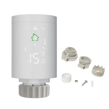 ZIGB EE Tuya Smart APP Control Клапан радиатора Голосовое управление Интеллектуальный термостат Контроль температуры нагревателя