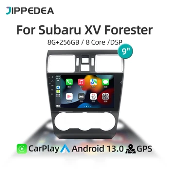 Авто Android 13,0 Автомобильный Мультимедийный Плеер CarPlay GPS Навигация DSP RDS Радио 4G WiFi Bluetooth Для Subaru XV Forester 2015-2018