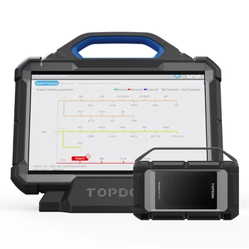 Бесплатное обновление TOPDON Phoenix Max Профессиональная автомобильная диагностическая машина OBD2 сканер Диагностический инструмент