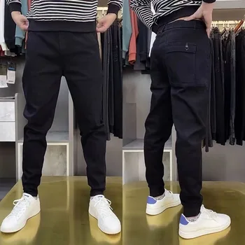 Весенние брюки в виде подковы 2024 года, мужские дышащие Быстросохнущие Эластичные мужские повседневные брюки, Одежда для бега трусцой, одежда для гольфа, Мужская одежда