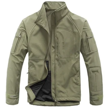 Военная тактическая куртка, уличная Софтшелл, водонепроницаемая ветрозащитная флисовая тепловая ветровка, пальто, одежда для пеших прогулок, кемпинга, охоты.