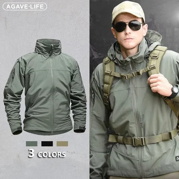 Военные повседневные мужские куртки на открытом воздухе, Ветрозащитная одежда, высококачественная тактическая куртка PCU, защитная боевая куртка, Мужская верхняя одежда