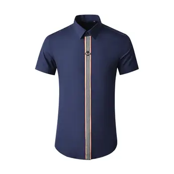 Высококачественная роскошная ювелирная футболка-поло с коротким рукавом, вышитый на заказ логотип, обычная рубашка-поло для гольфа для мужчин, пустая футболка