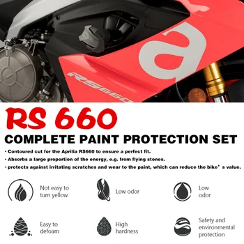 для Aprilia RS660 Аксессуары RS 660 Полный Комплект Защиты От краски Защитная Наклейка из ТПУ 660RS для Деталей Aprilia RS660