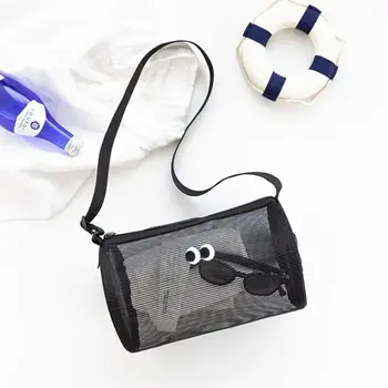 Дышащая сумка для плавания, простая водонепроницаемая сетчатая сумка большой емкости, компактная Многофункциональная косметичка для женщин