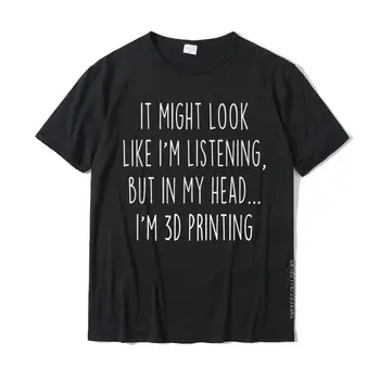 Забавные подарки для 3D-печати, идея подарка для 3D-принтера для Geek T-Shirt Group, Повседневные топы, футболка, мужская хлопковая футболка в обтяжку,