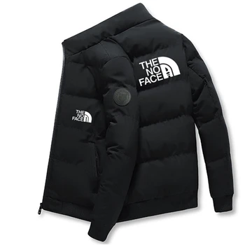 Зимняя мужская куртка The NO FACE, модная повседневная куртка со стоячим воротником, мужской пуховик, теплая куртка, мужская спортивная куртка на открытом воздухе
