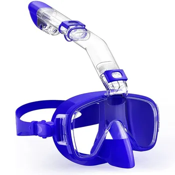 Маска для подводного плавания с большим обзором, защита от запотевания и протечек, маска для подводного плавания с креплением для камеры, маска для дайвинга для взрослых и детей