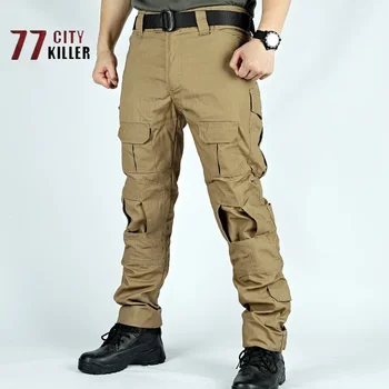 Мужские военные тактические брюки спецназа G3 для спорта на открытом воздухе, многофункциональные брюки-карго, мужские камуфляжные брюки для бега трусцой