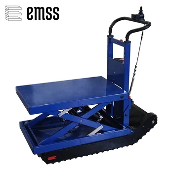 Ножничный стол мобильной платформы электрического грузового подъемника EMSS грузоподъемностью 400 кг