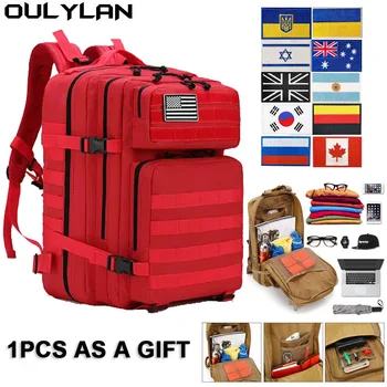 Открытый Военный Тактический рюкзак Мужской 900D Полиэстер, сумка для альпинизма, Охотничье Походное снаряжение для кемпинга, дорожная сумка MOLLE