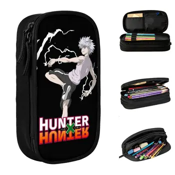 Пенал Hunter X Hunter Kilua, Новая коробка для ручек, студенческая сумка, офисный косметический пенал большой емкости