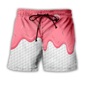 Персонализированный подарок любителям гольфа, Индивидуальные плавательные шорты, летние шорты для пляжного отдыха, мужские плавательные брюки, полукомбинезоны-9