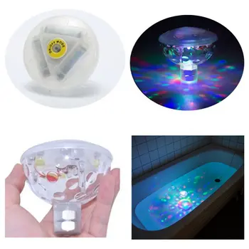 Плавающий подводный светильник RGB, погружной светодиодный диско-светильник, светящееся шоу, бассейн, гидромассажная ванна, спа-лампа, светильник для ванны