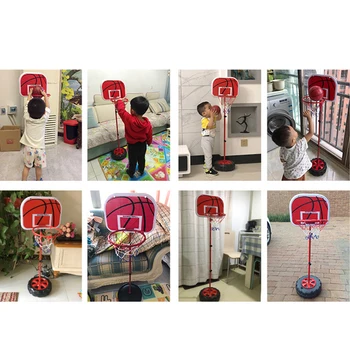Подставка для детского баскетбольного кольца, баскетбольное кольцо с регулируемой высотой, баскетбольная система для игр в помещении и на открытом воздухе для детей