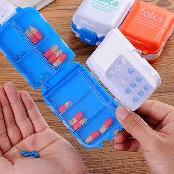 Портативный складной органайзер для лекарств, 3-слойные футляры для таблеток, Еженедельный футляр для таблеток, контейнер для таблеток, капсулы, коробки, дозатор таблеток.
