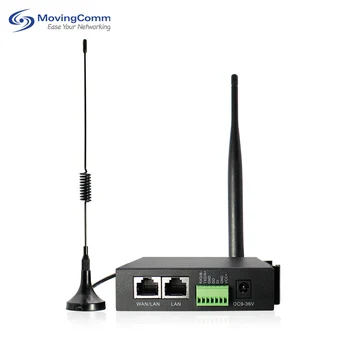 Промышленный маршрутизатор 4G 3G LTE со слотом для беспроводной sim-карты Wifi, Ethernet RJ45, последовательный RS232 / 485