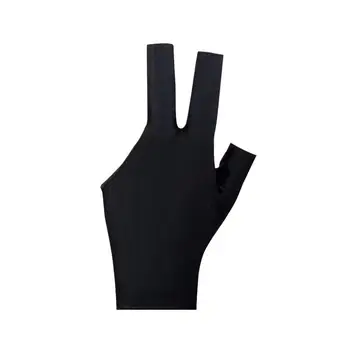 Профессиональные бильярдные перчатки, перчатки для фитнеса на 3 пальца, Дышащие быстросохнущие Перчатки, Регулируемые Мягкие противоскользящие перчатки для рук