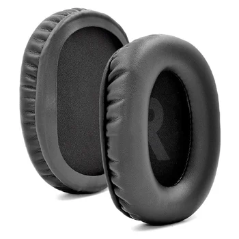 Сменные амбушюры-подушки для наушников Logitech G Pro X Headset, кожаные наушники, ушные чехлы, амбушюры (черный PU)