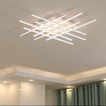 Современные потолочные светильники 70 см/100 см/120 см, скрещенные провода, потолочный светильник, гостиная, спальня, подвесные светильники, люстры