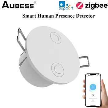 Умный детектор присутствия человека eWeLink Zigbee, миллиметроволновый радар, датчик движения в реальном времени, защита безопасности, умный дом