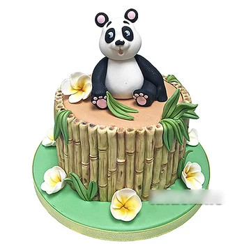 Формы из силикона, формы для помадки, Формы для зерна, листья, формы для торта, украшения для торта, Бамбуковый лес, Китайский бамбук PRZY 001