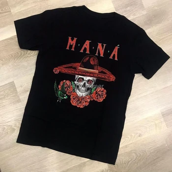 Хлопковая футболка Mana Band Tour для мужчин и женщин от S до 4Xl Cb415